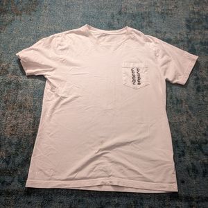 Chrome Hearts Vertical Font Logo Pocket T-shirt